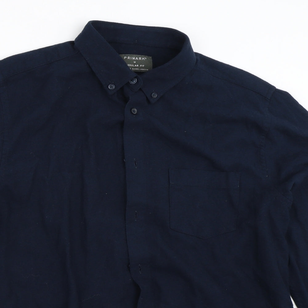 F&F Mens Blue    Button-Up Size M