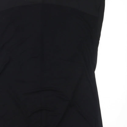 Papaya Womens Black   Basic T-Shirt Size 10