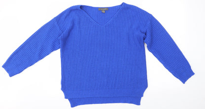 Primark Womens Blue   Pullover Jumper Size S