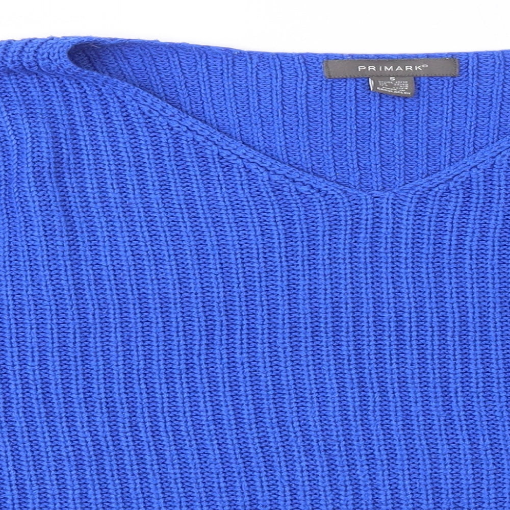 Primark Womens Blue   Pullover Jumper Size S