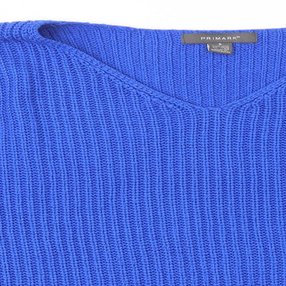 Primark Womens Blue   Pullover Jumper Size S