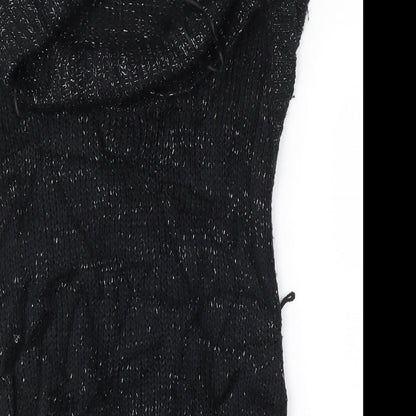 Peacocks Womens Black   Jumper Dress  Size 12