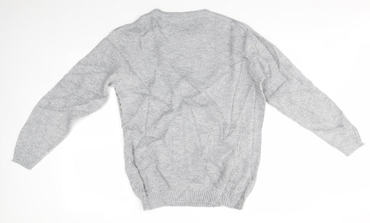 MENSWEAR Mens Grey   Pullover Jumper Size M