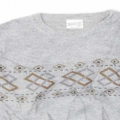 MENSWEAR Mens Grey   Pullover Jumper Size M