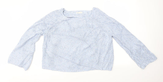 Womens UK Size M H&M Blue Pullover Jumper