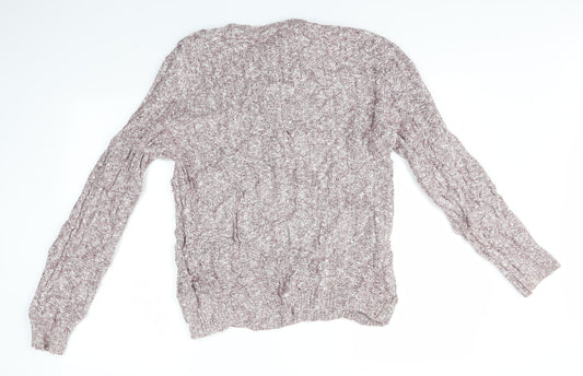 Womens UK Size M River Island Pink Pullover Jumper