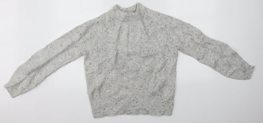 Womens UK Size S M&S Grey Pullover Jumper