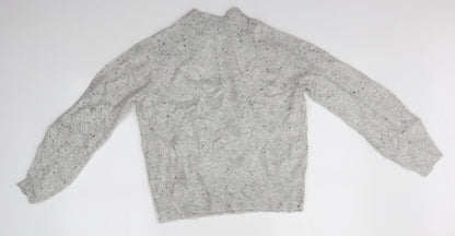 Womens UK Size S M&S Grey Pullover Jumper