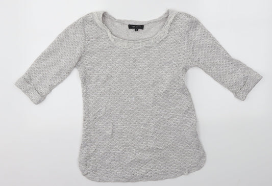 Womens UK Size 8 New Look Grey Pullover Jumper