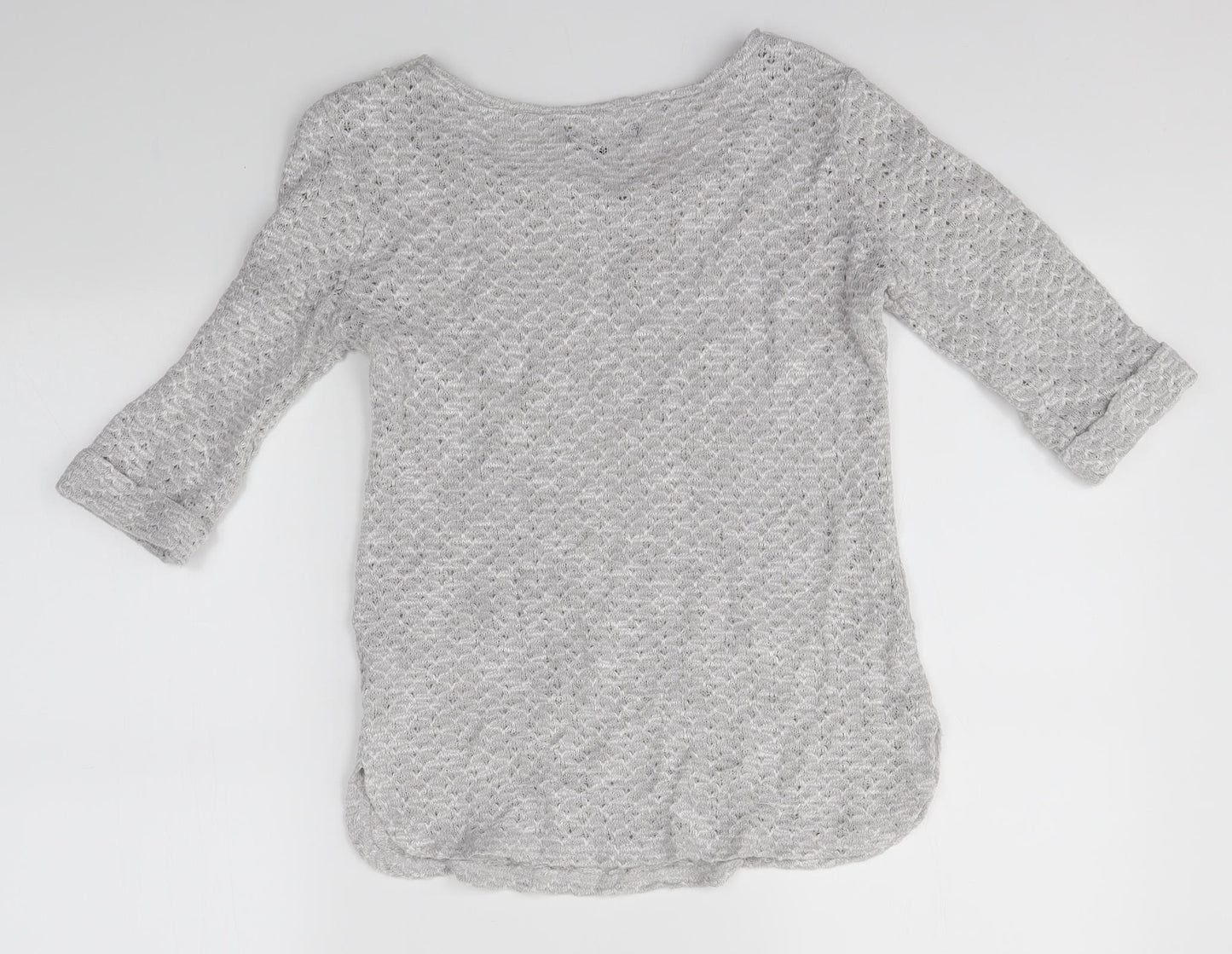 Womens UK Size 8 New Look Grey Pullover Jumper