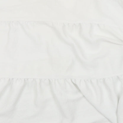 Papaya Womens White   Basic Blouse Size 14