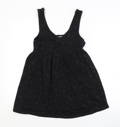 Womens UK Size 10 Preworn Black Basic Blouse