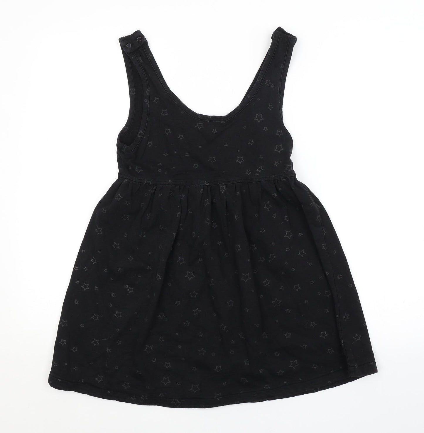 Womens UK Size 10 Preworn Black Basic Blouse
