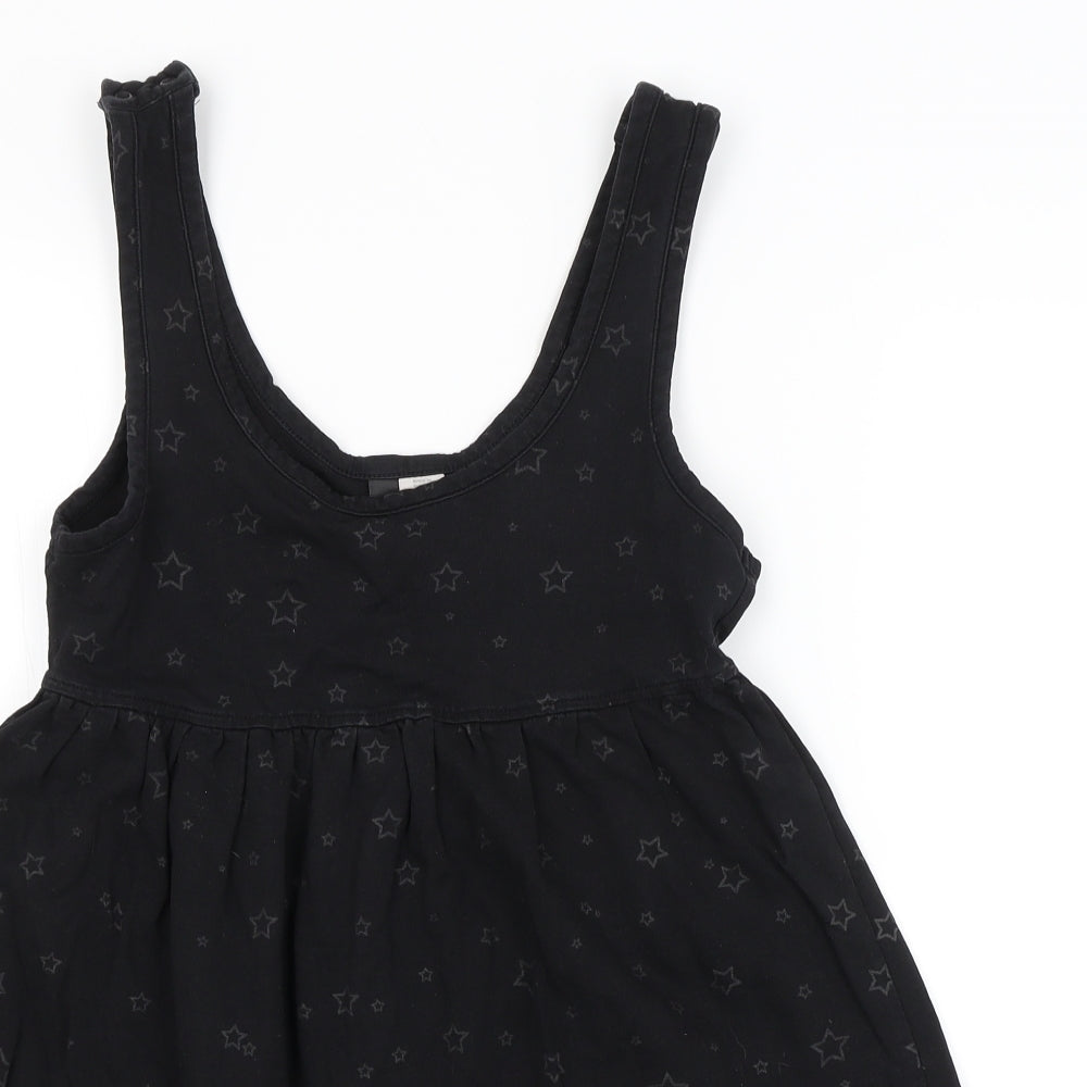 Womens UK Size 10 Preworn Black Basic Blouse