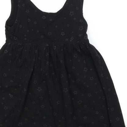 Womens UK Size 10 Preworn Black Basic Blouse