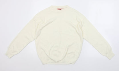 MISSAP Womens White   Pullover Jumper Size 12