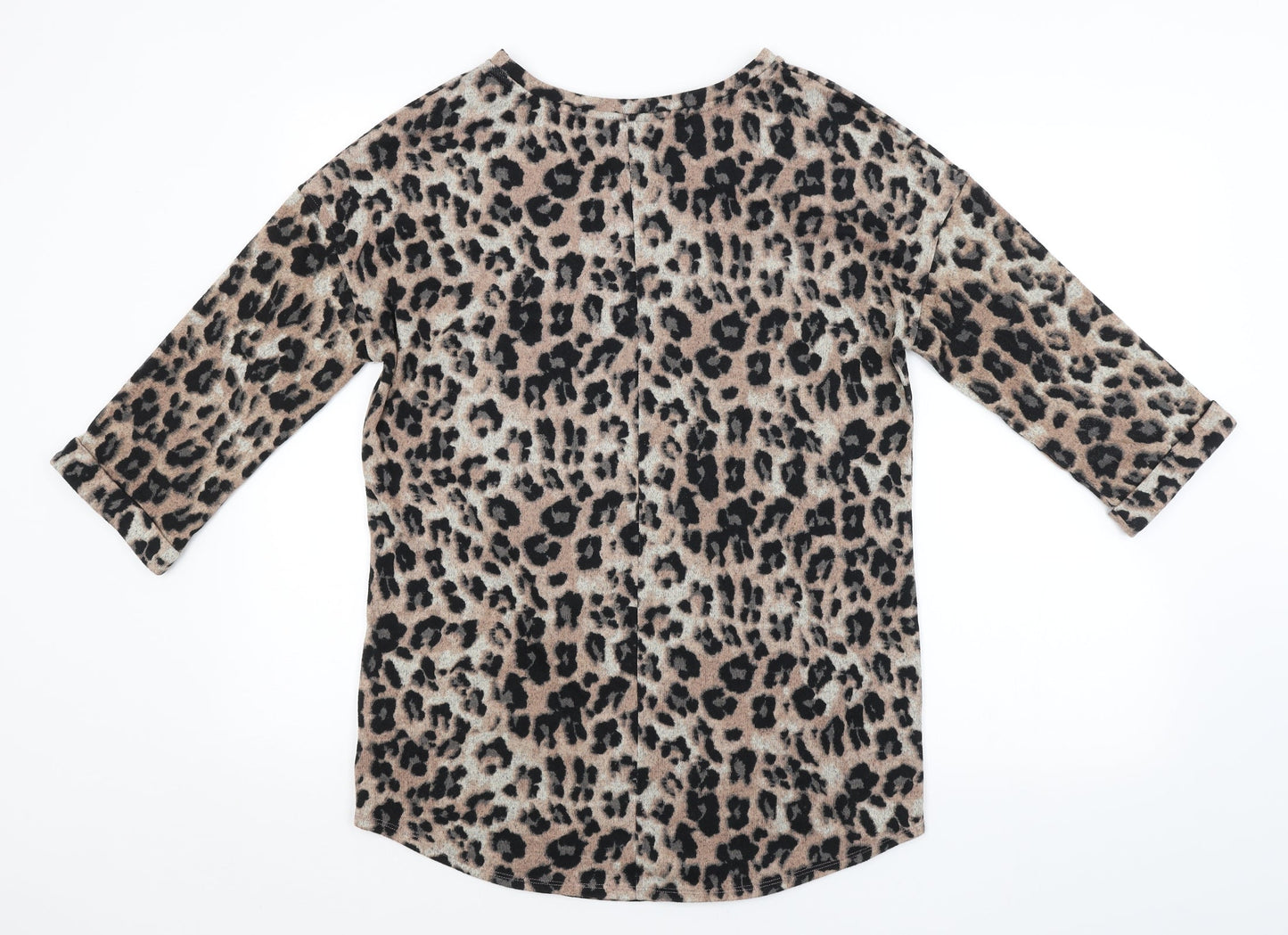 F&F Womens Multicoloured Animal Print  Pullover Jumper Size 10