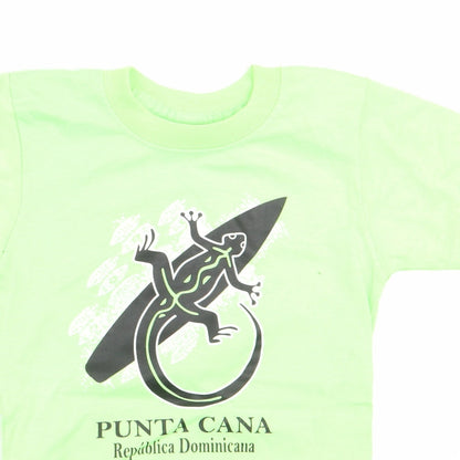 Asemar Boys Green Animal Print  Basic T-Shirt Size 4 Years  - Punta Cana