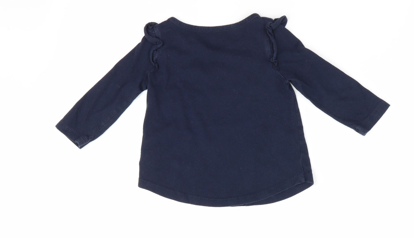 Gap Girls Blue   Basic Casual Size 6-9 Months  - GAP