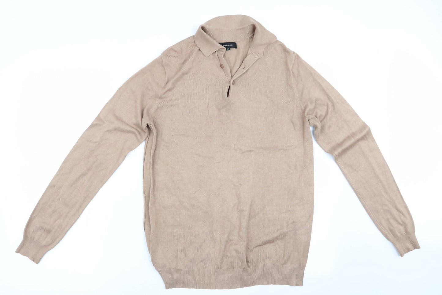 River Island Mens Beige   Pullover Jumper Size XS