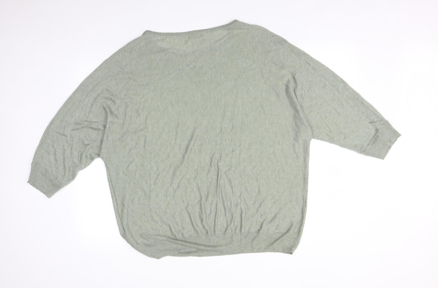 Womens UK Size  M&Co Green Basic T-Shirt