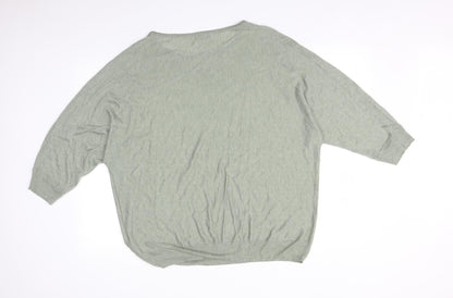 Womens UK Size  M&Co Green Basic T-Shirt