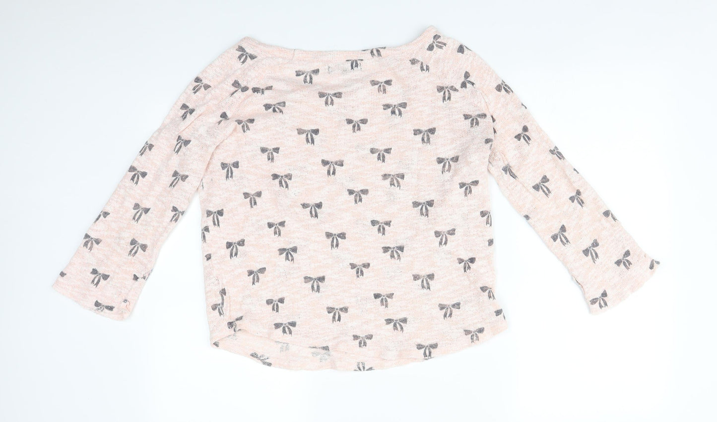 New Look Womens Pink Geometric  Basic T-Shirt