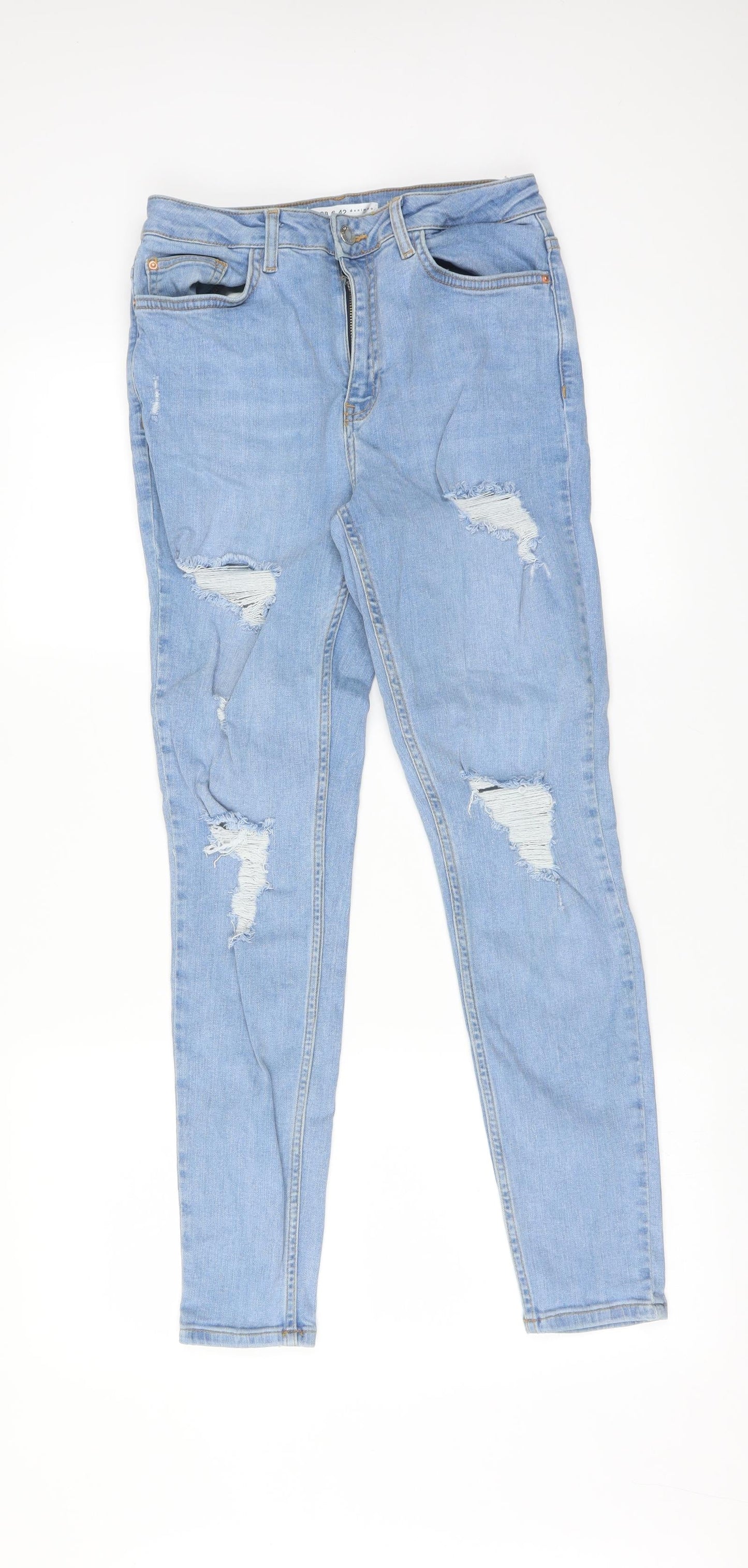 DENIM CO Womens Blue   Skinny Jeans Size 10 L27 in