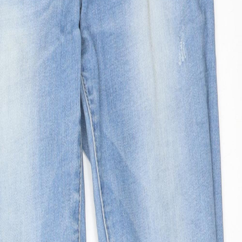 Womens UK Size 10 GOODIES Regular Fit Skinny Blue Jeans