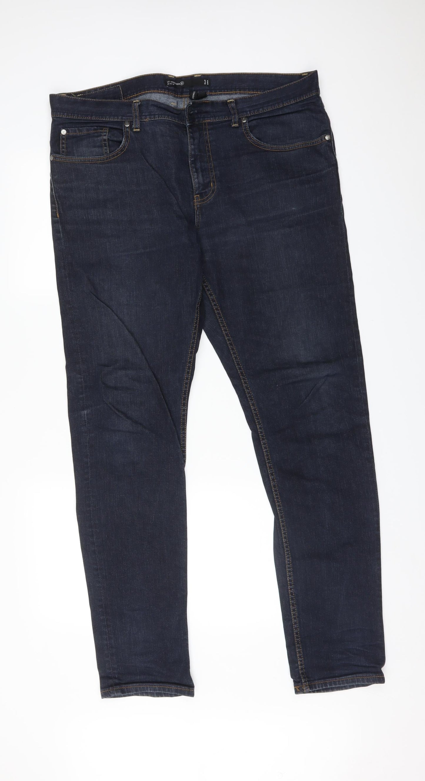 NINETEEN Womens Blue   Straight Jeans Size 36 in L31 in