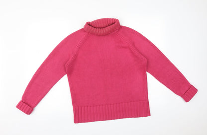Additional front view of BHS women’s pink pullover sweatshirt, size UK 12
