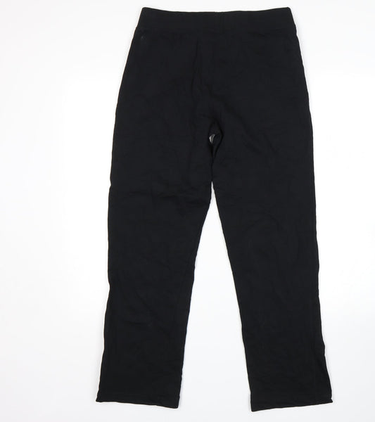 George Womens Black   Sweatpants Trousers Size 10 L28 in