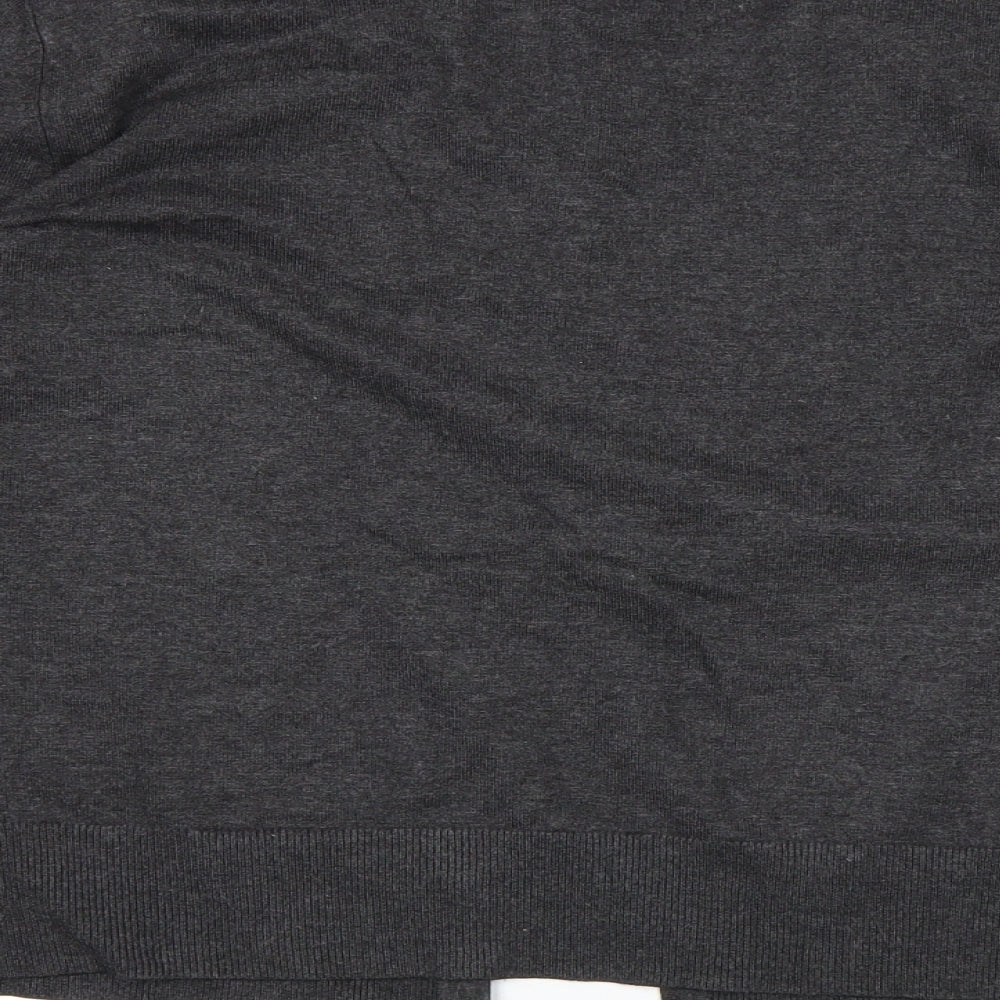 Cable & Gauge Womens Gold Floral  Cardigan Jumper Size M