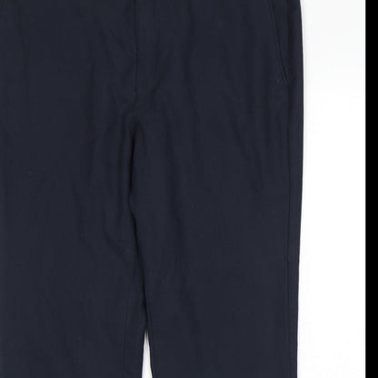 Womens UK Size 42 M&S Regular Fit  Blue Trousers