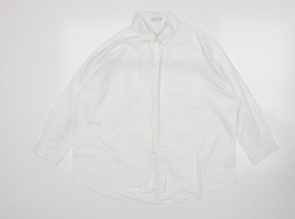 RESERVED Womens White   Basic Button-Up Size 10
