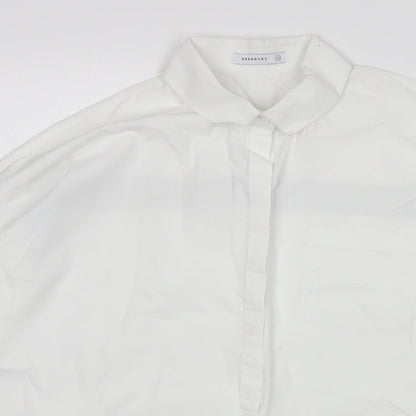 RESERVED Womens White   Basic Button-Up Size 10