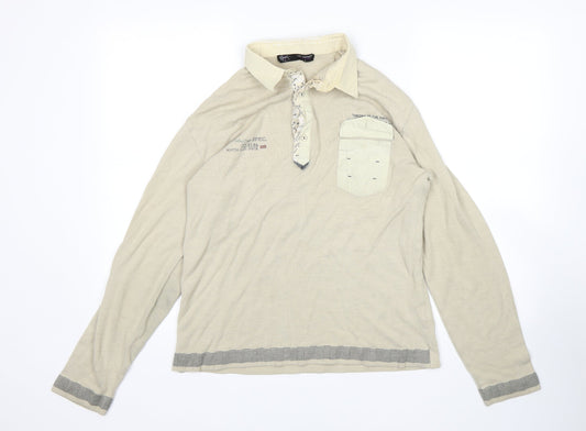 Tony Cooper Womens Beige   Basic Polo Size L