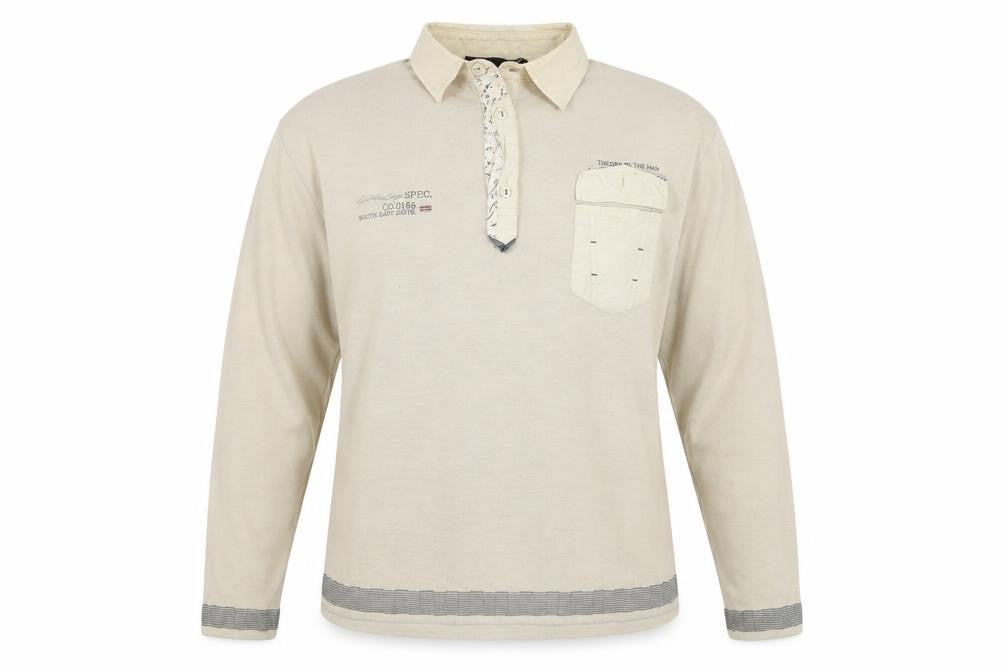 Front view of Tony Cooper women’s beige basic polo, size L