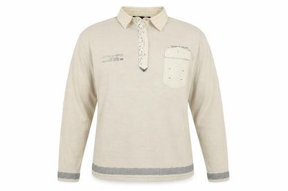 Front view of Tony Cooper women’s beige basic polo, size L
