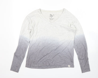 Front view of Primark women’s grey top pyjama top, size M