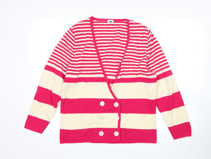Womens UK Size 12 LUCIA Multicoloured Cardigan Jumper