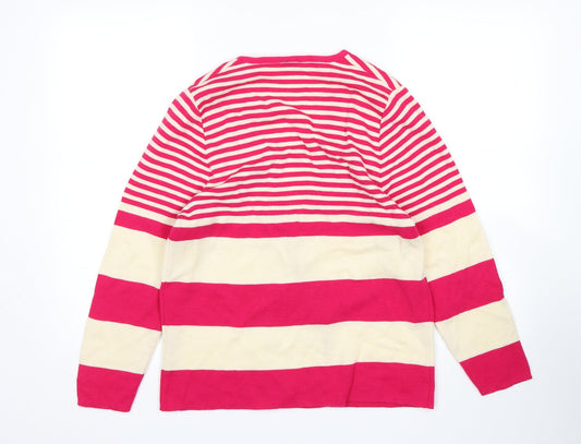 Womens UK Size 12 LUCIA Multicoloured Cardigan Jumper