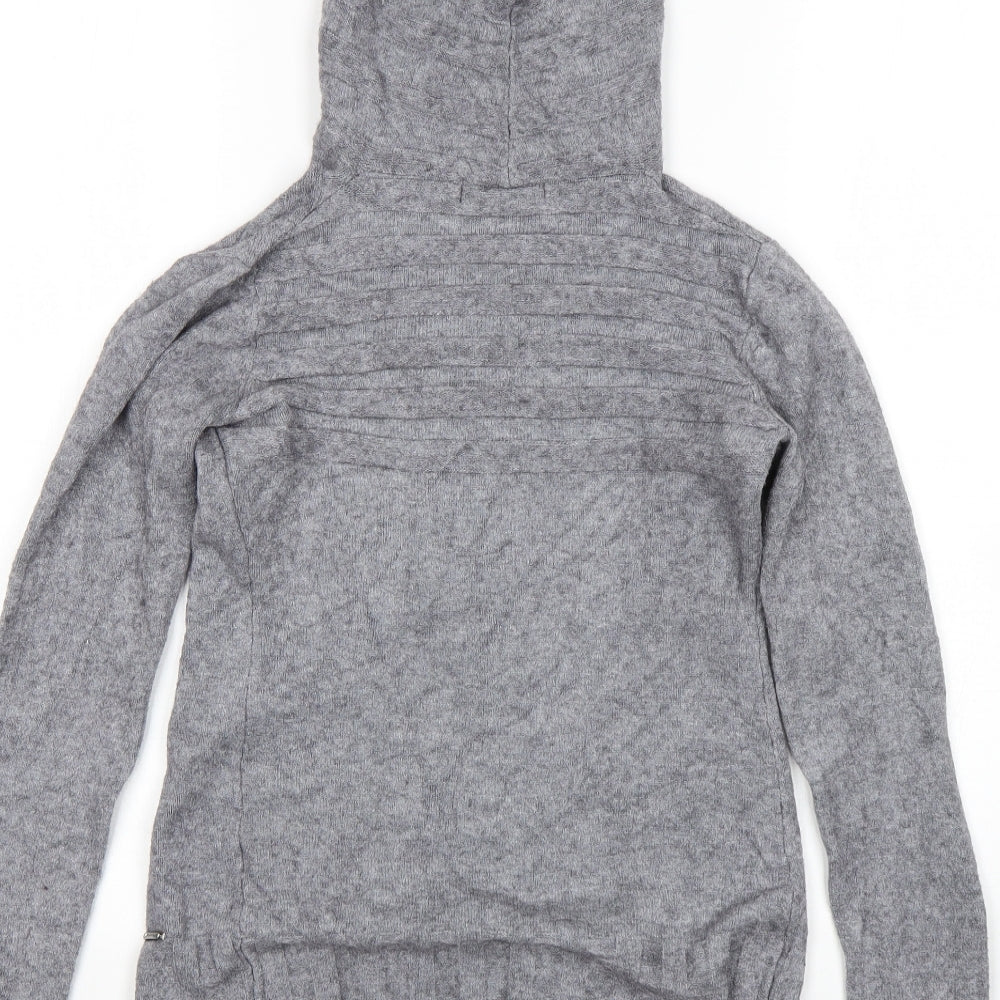 Artigli Womens Grey   Cardigan Jumper Size S