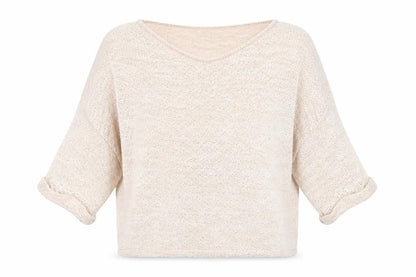 Front view of Dorothy Perkins women’s pink jumper, size UK 12