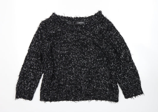 Limited Collection Womens Black   Pullover Jumper Size 16