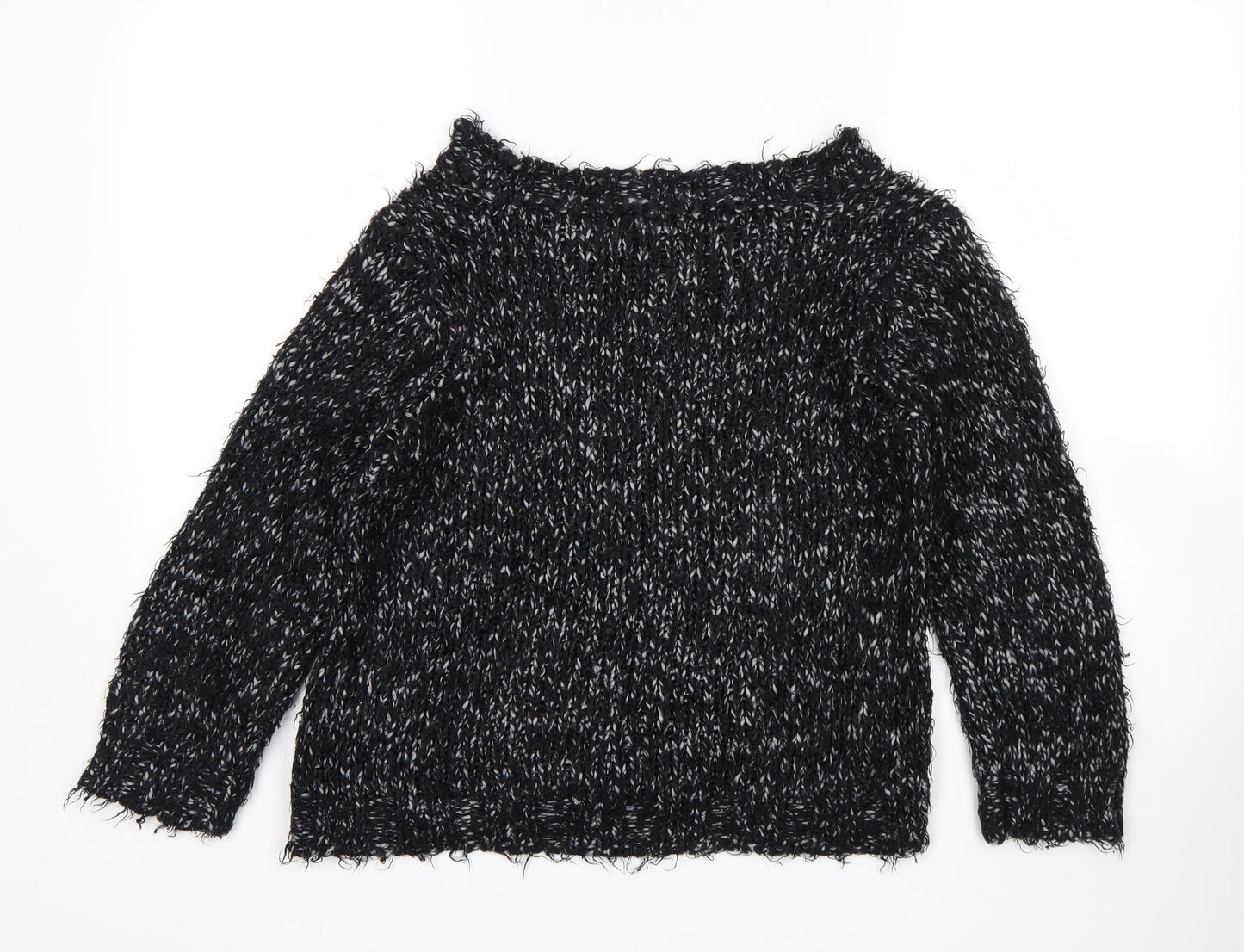 Womens UK Size 16 Limited Collection Black Pullover Jumper