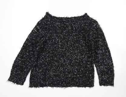 Womens UK Size 16 Limited Collection Black Pullover Jumper