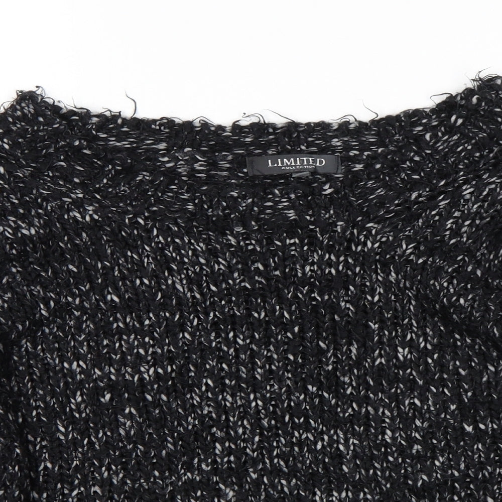 Womens UK Size 16 Limited Collection Black Pullover Jumper