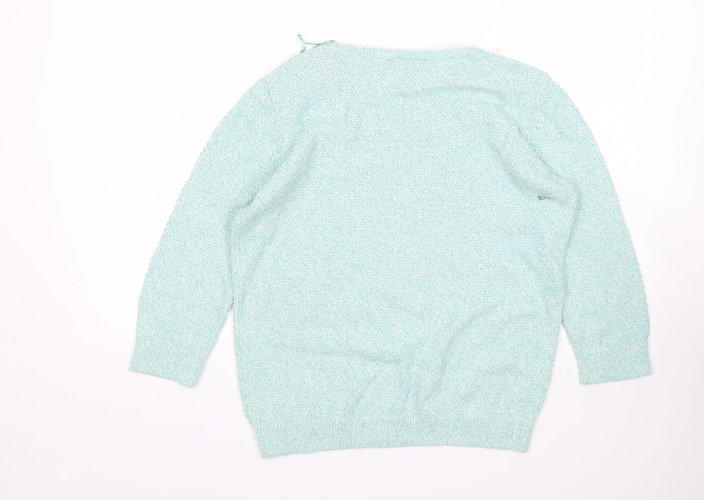 Womens UK Size S Wallis Green Pullover Jumper