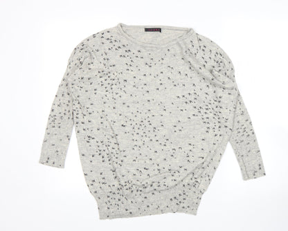 Womens UK Size S Tenki Grey Pullover Jumper